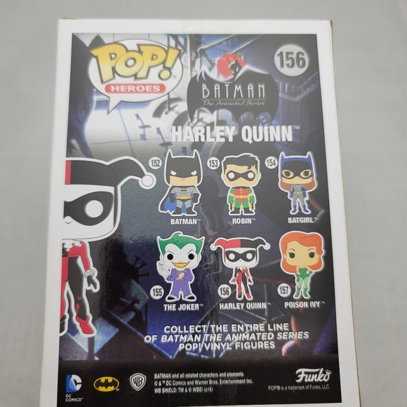 Funko Pop! Heroes Harley Quinn #156 Batman The Animated Series - Picture 2 of 7
